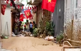 Bùn lại phun trào gần nơi thi công metro Nhổn - ga Hà Nội
