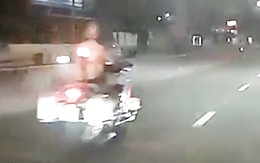 Video xe chở thai phụ vỡ ối được cảnh sát giao thông TP.HCM dẫn đường đến bệnh viện kịp thời