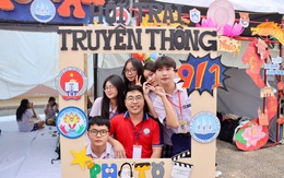 Học sinh TP.HCM hết mình trong hội trại truyền thống 9-1