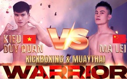 Võ sĩ bất bại Kiều Duy Quân tranh đai với cao thủ Trung Quốc