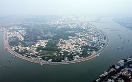 Hình hài đường ven sông tuyệt đẹp uốn lượn dọc sông Đồng Nai vừa thông xe kỹ thuật