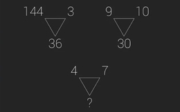 Người giỏi toán có tìm được đáp án câu đố này trong 60 giây?