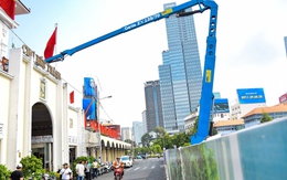 Thay 'áo mới' cho chợ Bến Thành và nhiều tuyến đường trung tâm đón Tết