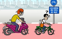 Làn đường dành riêng cho xe... gấp