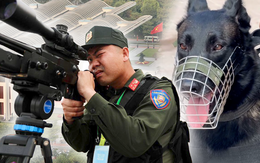 Đặc nhiệm bắn tỉa trên điểm cao và chó nghiệp vụ bảo vệ Đại hội Đảng lần thứ XIV