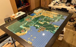 Fan Pokémon mất 3 tháng dựng mô hình để bàn toàn bộ vùng Johto