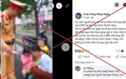 Thông tin người phụ nữ và hai đứa nhỏ quỳ gối xin CSGT tại Thanh Hóa là sai sự thật