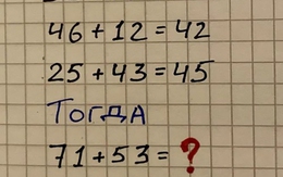 Người IQ cao có giải được câu đố toán học này?