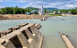 Đập dâng Tam Giang hư hỏng do lũ đã được khắc phục cơ bản