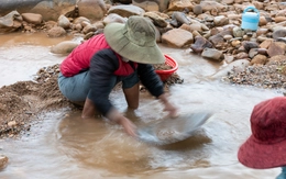 Công an xử lý tình trạng đào đãi vàng ven sông Đakrông sau phản ánh của Tuổi Trẻ Online