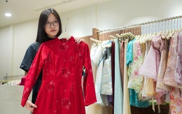 Áo dài Tết vào 'đường đua' sớm, người mua thắt chặt hầu bao