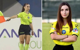 Mạng xã hội ‘dậy sóng’ với nữ trọng tài biên xinh đẹp ở Ý