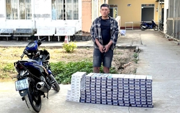 Không giấy phép lái xe, chở thuốc lá lậu gây tai nạn giao thông