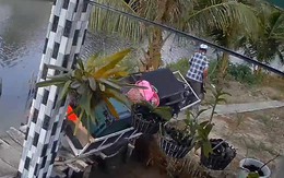 Ông chú suýt ngã nhào xuống sông vì tin tưởng đồng đội