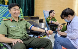 Tuổi trẻ Công an An Giang hiến gần 800 đơn vị máu trong dịp Tết