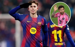Fermin Lopez sẵn sàng dự bị nếu Messi trở lại Barca