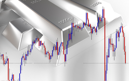 Giá bạc giảm mạnh về 4,4 triệu đồng/lượng