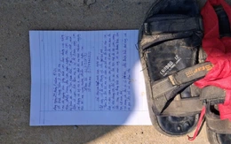 Trò đùa tai hại của nhóm học sinh để dép và thư 'con mệt mỏi' trên cầu