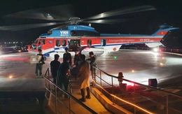 Trực thăng của Binh đoàn 18 bay xuyên đêm cấp cứu bệnh nhân tiên lượng nặng từ Trường Sa