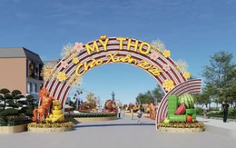 Đường hoa quay lại trung tâm Mỹ Tho sau 7 năm vắng bóng