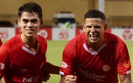 Ngoại binh Thể Công - Viettel ăn mừng cuồng nhiệt khi ghi bàn vào lưới đội bóng cũ