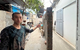 Hàng xóm xây tường ngăn lối đi chung tại phường trung tâm Hà Nội