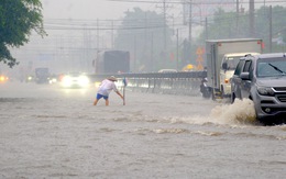 Quốc lộ 1 ngập nặng khi mưa, xã cửa ngõ Tây Ninh kiến nghị sớm đầu tư sửa chữa