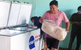 Phát hiện 2 tấn thịt heo đông lạnh không rõ nguồn gốc, biến đổi màu sắc