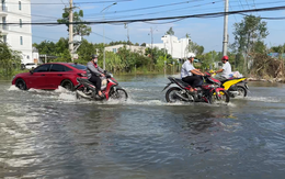 Lũ thượng nguồn, mưa kết hợp triều cường gây ngập đô thị ven sông Đồng Tháp