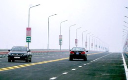 Từ ngày mai, Hà Nội cấm ô tô lên cầu Thăng Long từ 5h-22h để thi công trạm cân