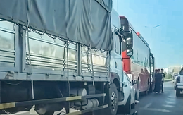 7 xe tông liên hoàn do không giữ khoảng cách an toàn trên tuyến đường Hà Nội - Bắc Giang