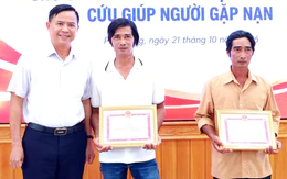 Khen thưởng 3 người đàn ông cứu bé trai 14 tuổi ở Đồng Nai