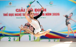 Những cô gái xinh đẹp tranh tài ở Giải vô địch thể dục nghệ thuật quốc gia 2026