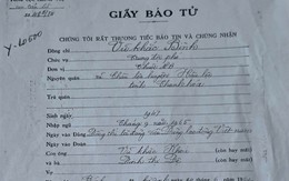 Tìm mộ liệt sĩ Vũ Khắc Bình - 1947 - hy sinh năm 1969 tại Mặt trận phía Nam