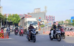 Ngày đầu điều chỉnh giao thông quanh sân bay Tân Sơn Nhất: Có tài xế chạy vào đường cấm