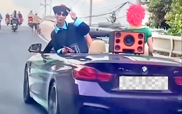 Vụ ô tô mui trần chở người đóng giả 'cương thi': 3 người bị xử phạt