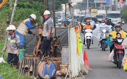 Khoan khảo sát địa chất metro số 2 qua khu vực cửa ngõ tây bắc TP.HCM
