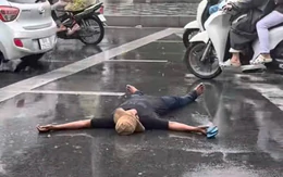 Công an thông tin về video người đàn ông nằm giữa đường ở Cần Thơ