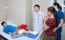 Hỗ trợ toàn bộ chi phí điều trị cho cô giáo phải cưa chân vì cứu trò