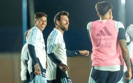 Messi gây chú ý trong buổi tập cuối cùng ở tuyển Argentina