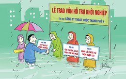 Công ty thoát nước trao vốn khởi nghiệp mùa mưa