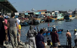 Ghe cá chìm ở La Gi, một ngư dân tử vong
