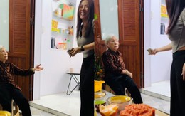 Bà nổi cáu vì bị cháu gái lém lỉnh trêu chọc