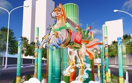 Ngựa vươn mình mang tri thức trong Lễ hội Đường sách Tết Bính Ngọ