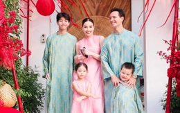 Sao Việt rộn ràng đón Tết: Dát hoa kín biệt thự, khoe sắc áo dài