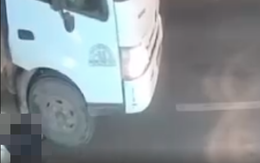 Xe tải cán qua đầu nạn nhân sau va chạm