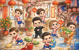 Atletico Madrid, Borussia Dortmund chúc Tết đậm chất Việt Nam