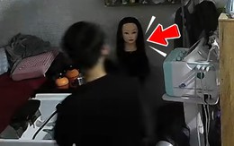 Cháu trai giật bắn mình vì manơcanh