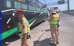 Xe khách chạy trên cao tốc Phan Thiết - Vĩnh Hảo bị phạt 104 triệu đồng vì vi phạm nghiêm trọng
