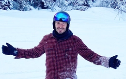 David Beckham giúp nữ du khách thoát nạn ở khu trượt tuyết